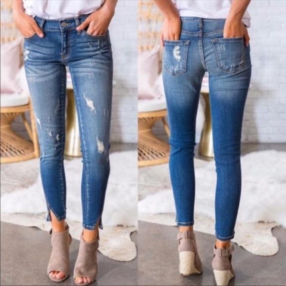 KanCan High Waisted Super Stretch Skinny Jeans - Picture 5 of 8